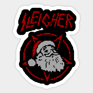 Sleigher Santa Sticker